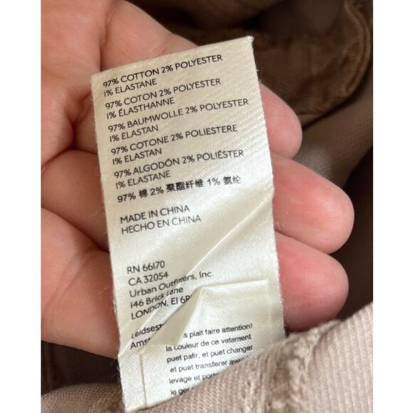 Anthropologie Pilcro Camp Wanderer Patchwork Embroidered Floral Pants sz 27 Boho - Picture 6 of 12